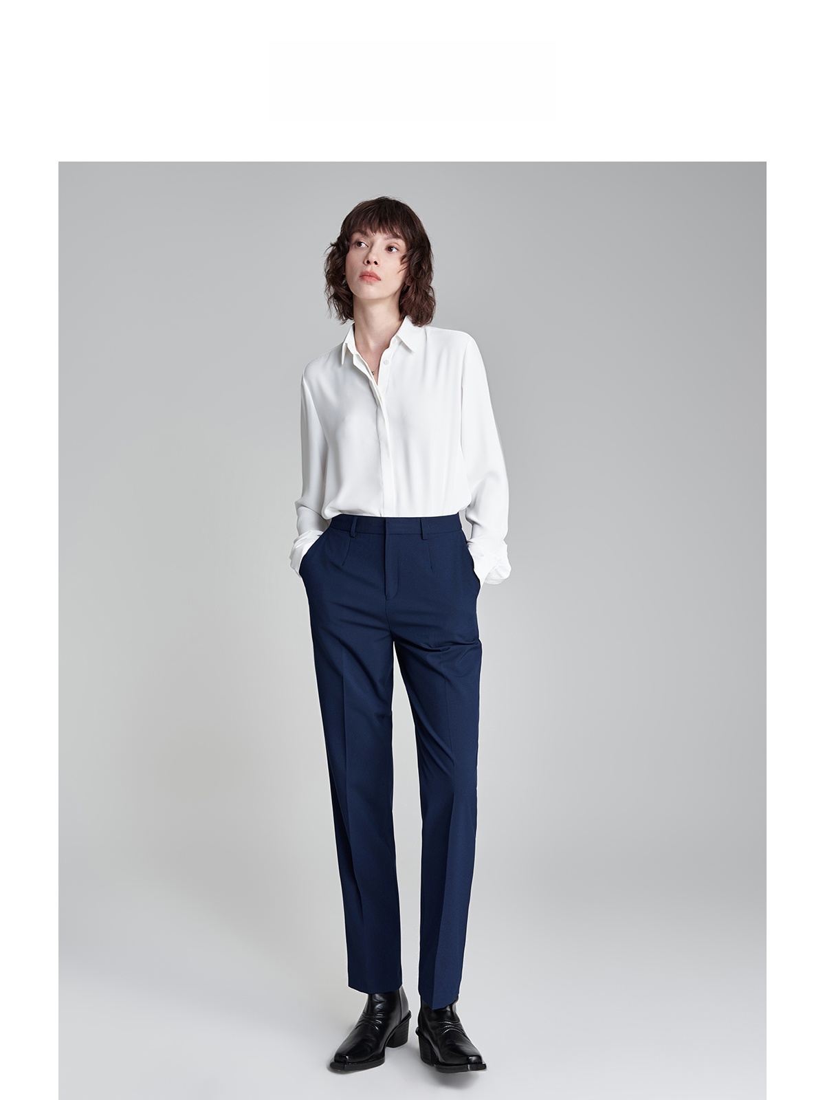 Women Formal Wear White Shirt - Professional White Shirt for Women Long