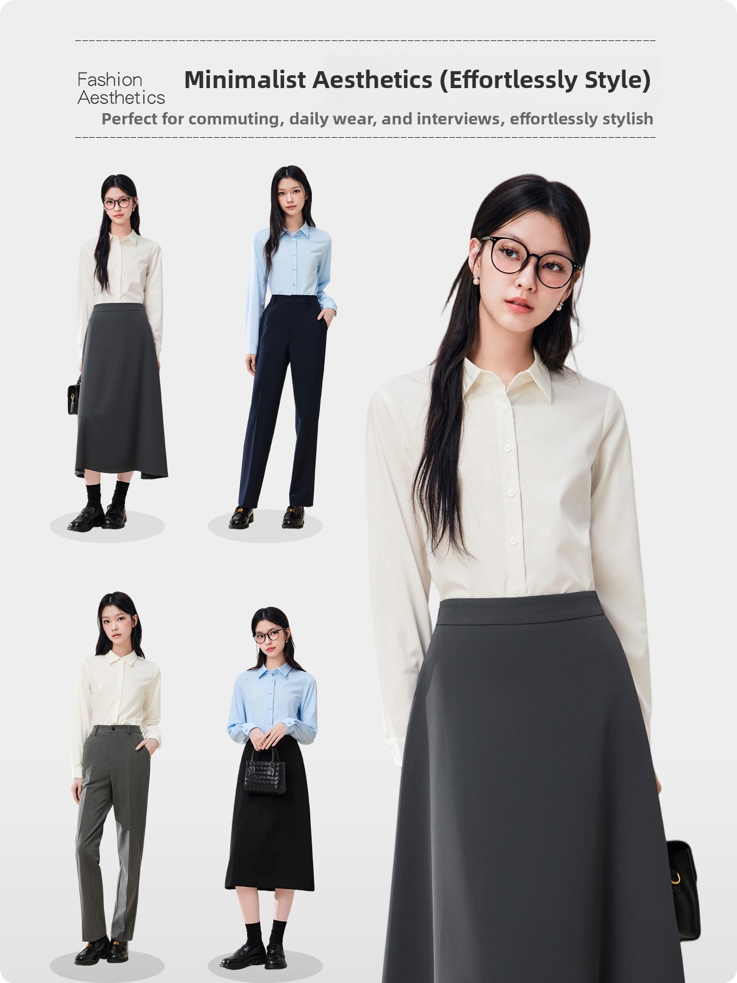 Professional White Long Sleeve - Women Formal Wear White Shirt ulasan dan harga