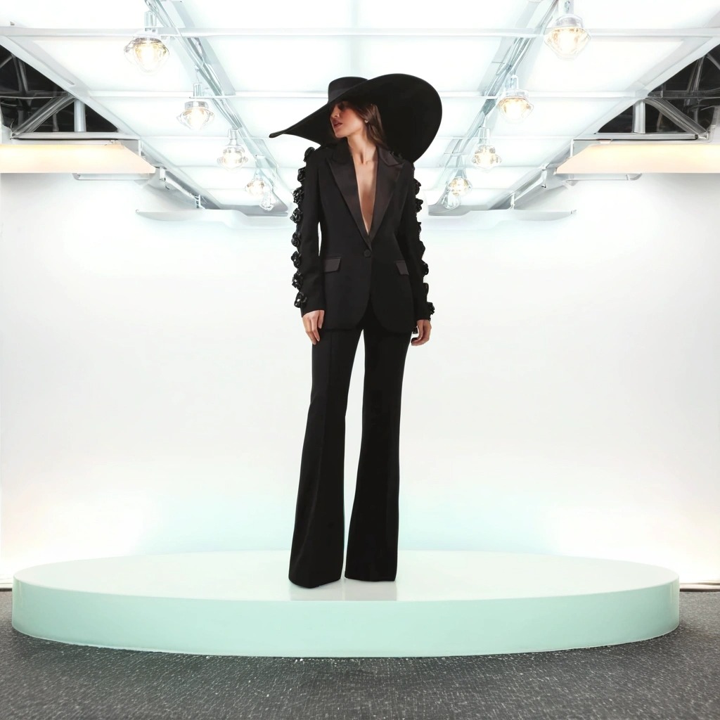 Elegant Women's Black Blazer S - Women Formal Wear With Black Blazer ulasan dan harga