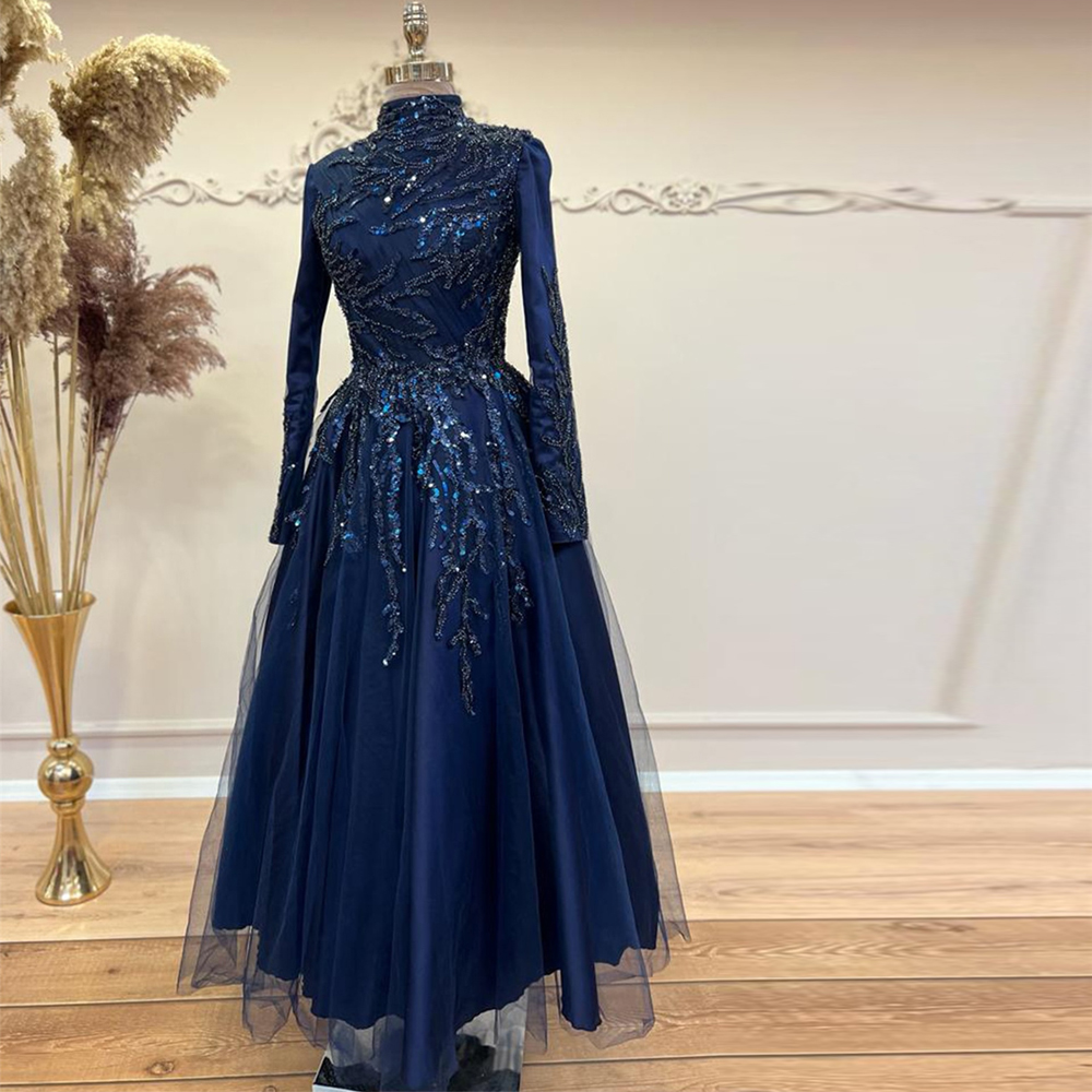 Beads Ankle Length A Line Prom - Women Formal Wear Dubai ulasan dan harga