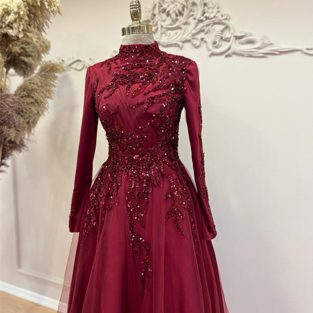 Beads Ankle Length A Line Prom - Women Formal Wear Dubai ulasan dan harga