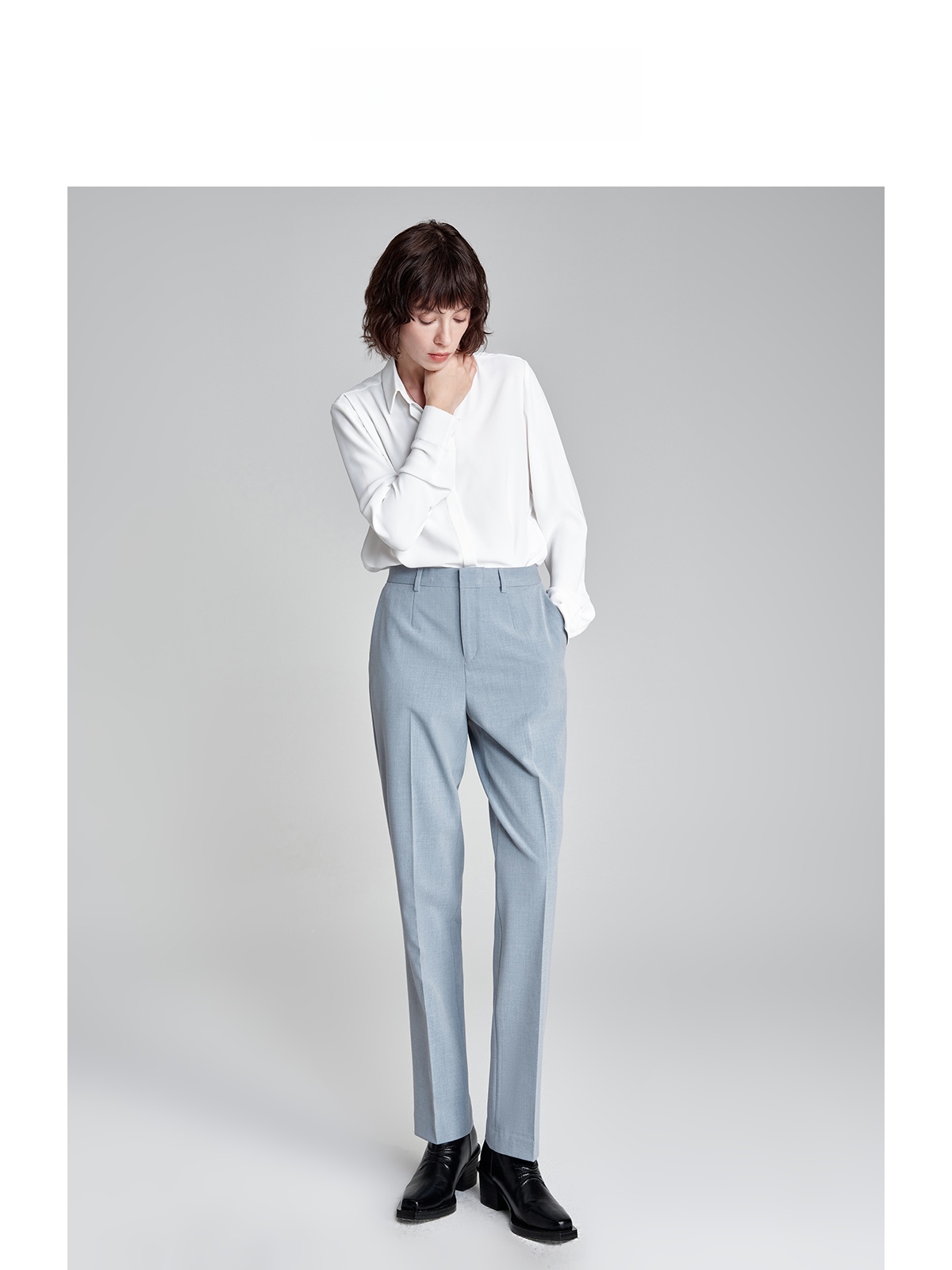 Professional White Shirt for W - Women Formal Wear White Shirt ulasan dan harga