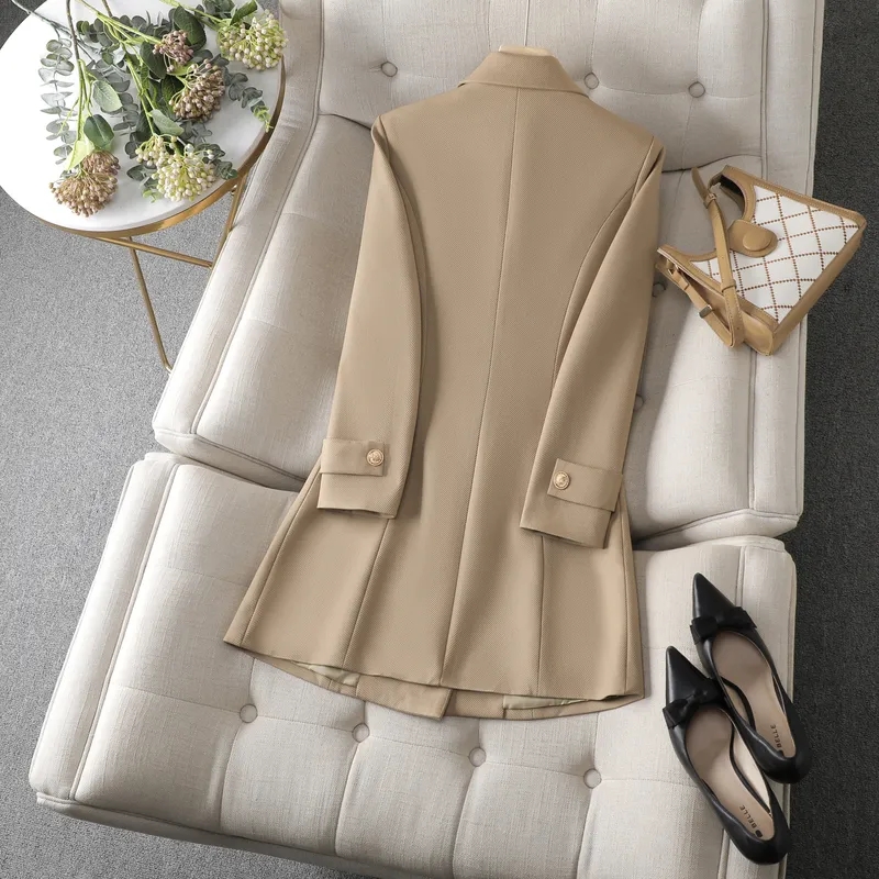 Autumn Winter Jacket Women Lon - Women Formal Wear With Black Blazer ulasan dan harga