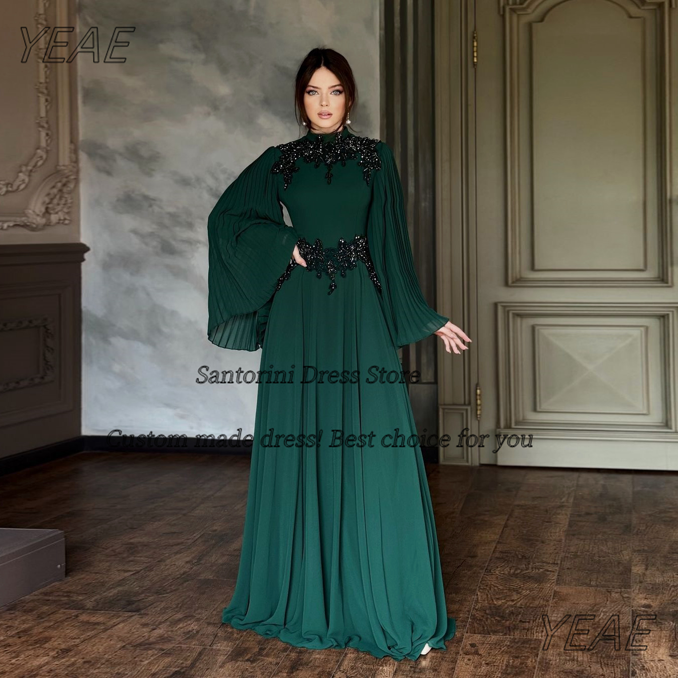 Santorini Evening Dresses High - Women Formal Wear Dubai ulasan dan harga