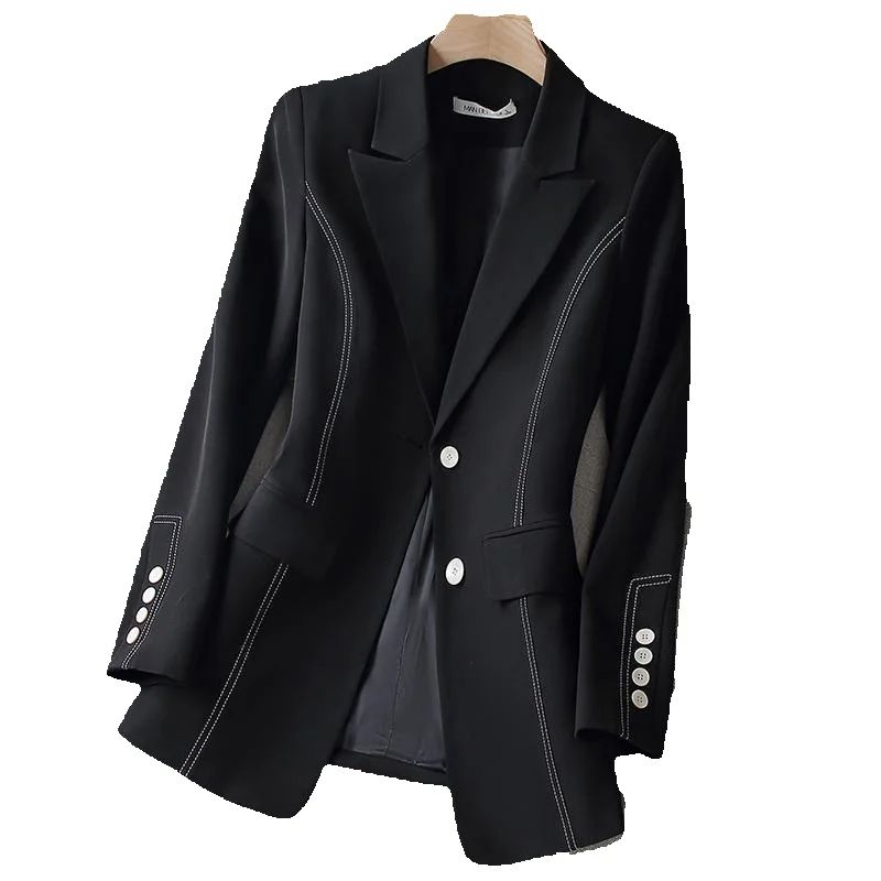 New Fashion Women Formal Blaze - Women Formal Wear With Black Blazer ulasan dan harga