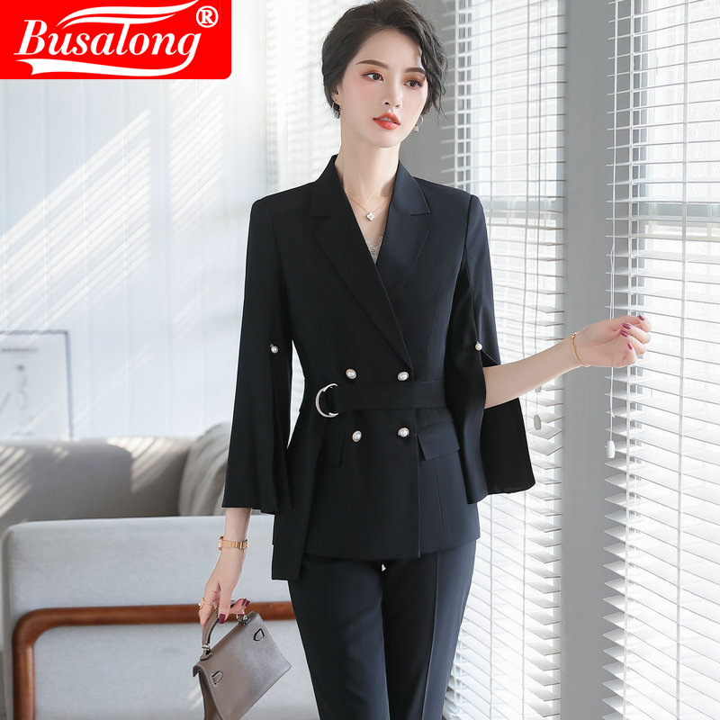 White Suit Set for Women2025Ne - Women Formal Wear White Shirt ulasan dan harga