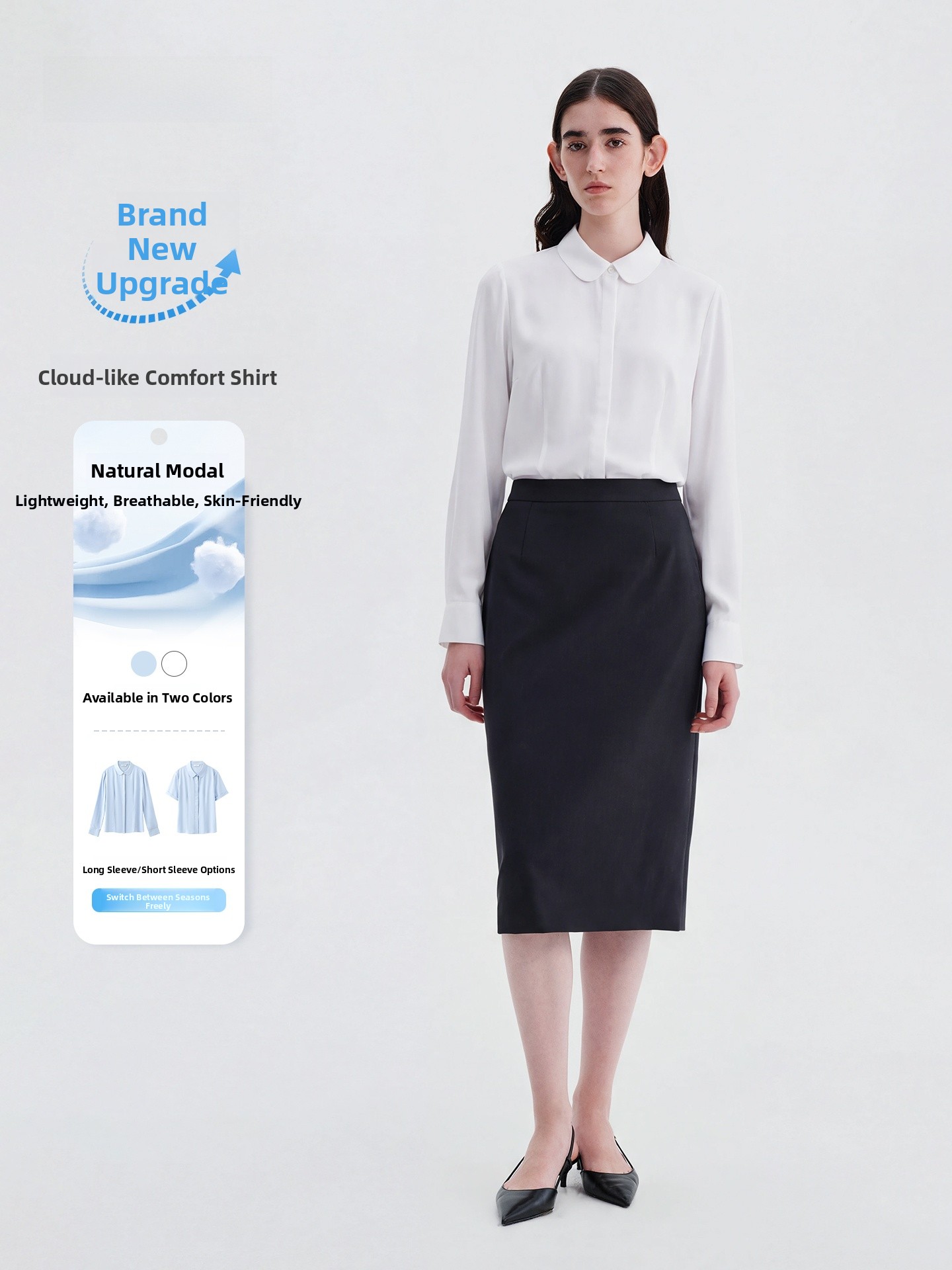 White Professional Formal Suit - Women Formal Wear White Shirt ulasan dan harga