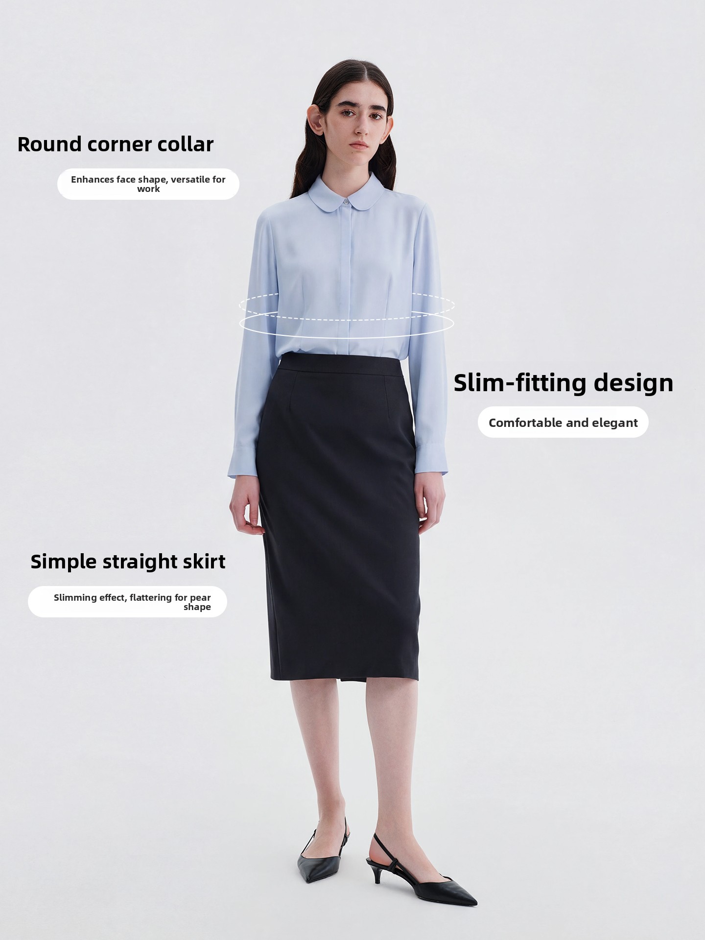 White Professional Formal Suit - Women Formal Wear White Shirt ulasan dan harga